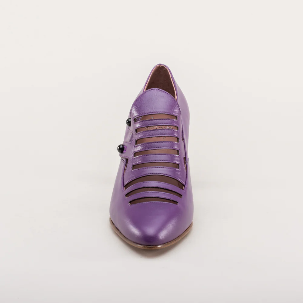 Endora Victorian Witch Shoes (Poison Purple) - Image 11
