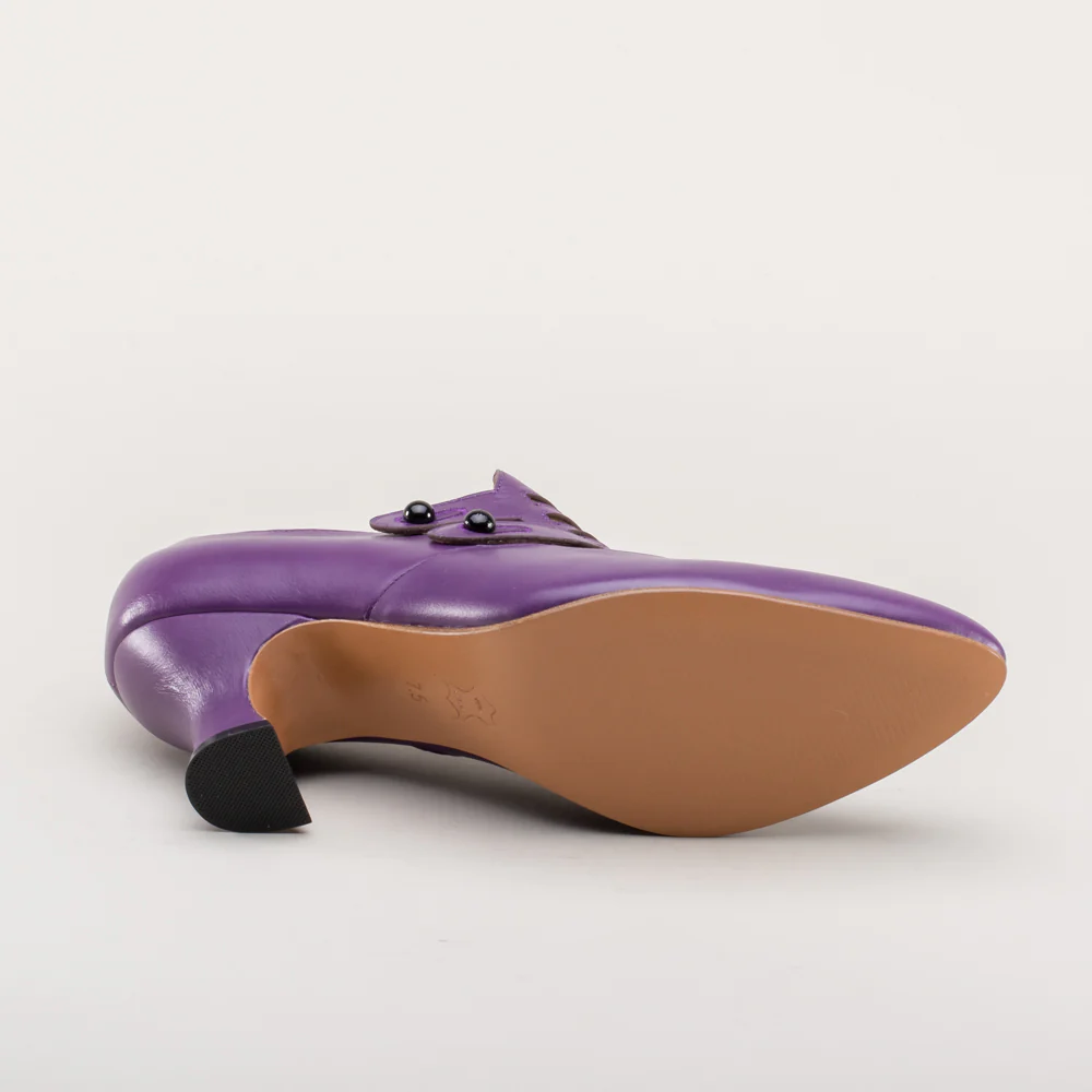 Endora Victorian Witch Shoes (Poison Purple) - Image 12