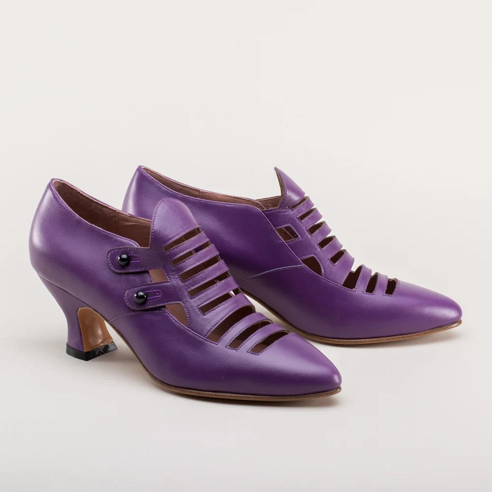 Endora Victorian Witch Shoes (Poison Purple) - Image 13