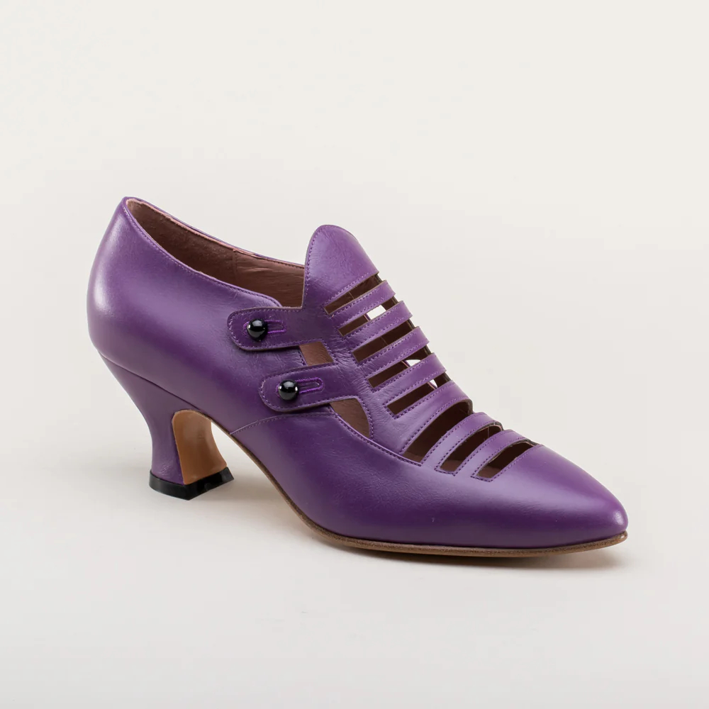 Endora Victorian Witch Shoes (Poison Purple) - Image 4
