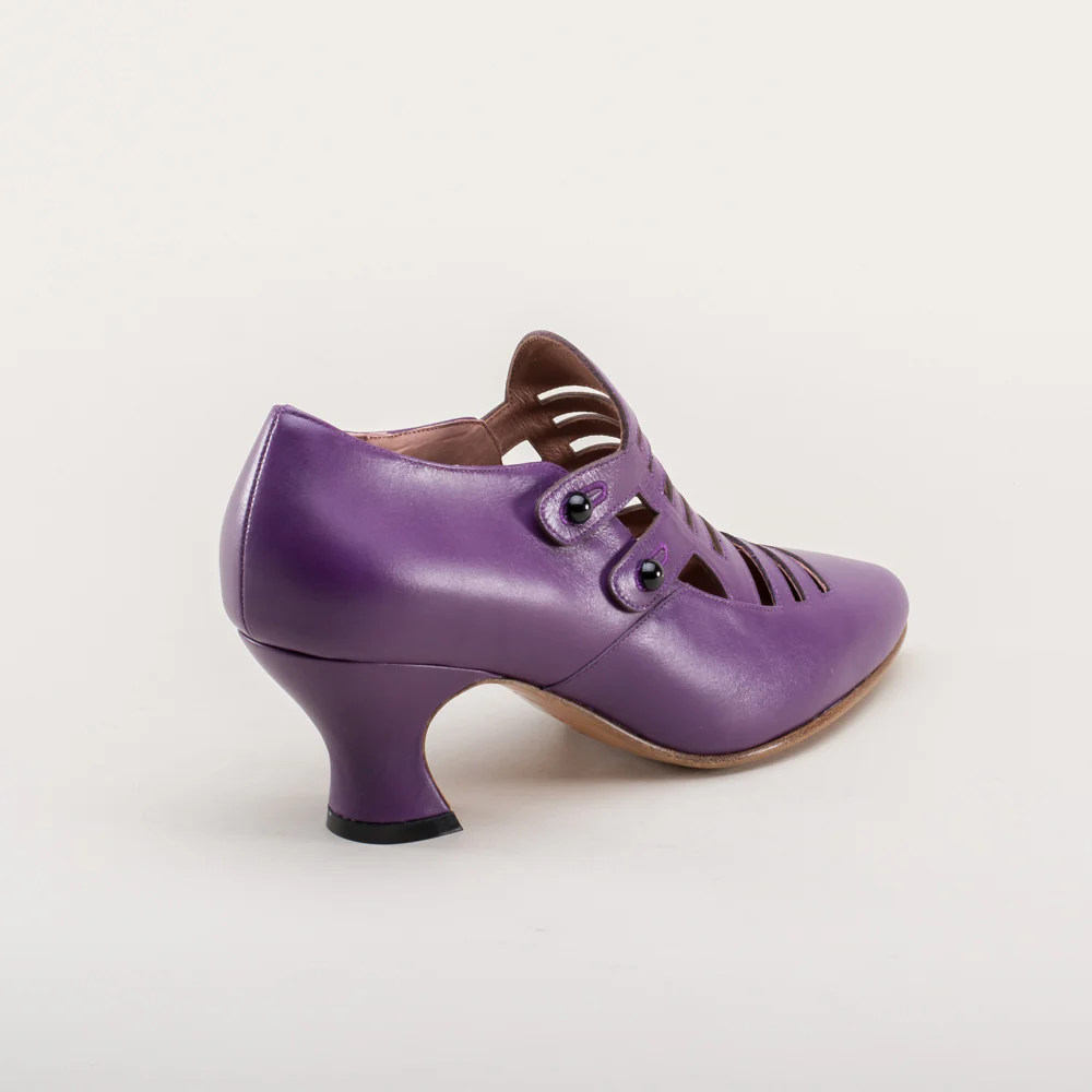 Endora Victorian Witch Shoes (Poison Purple) - Image 6