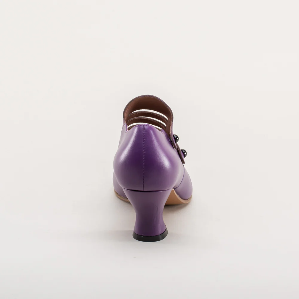 Endora Victorian Witch Shoes (Poison Purple) - Image 7