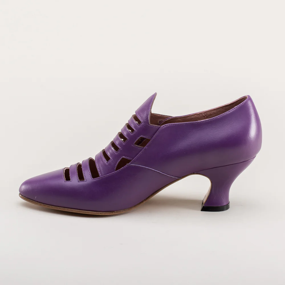 Endora Victorian Witch Shoes (Poison Purple) - Image 9