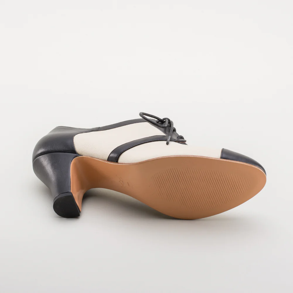 Evelyn Retro Oxfords (Tan/Black) - Image 13