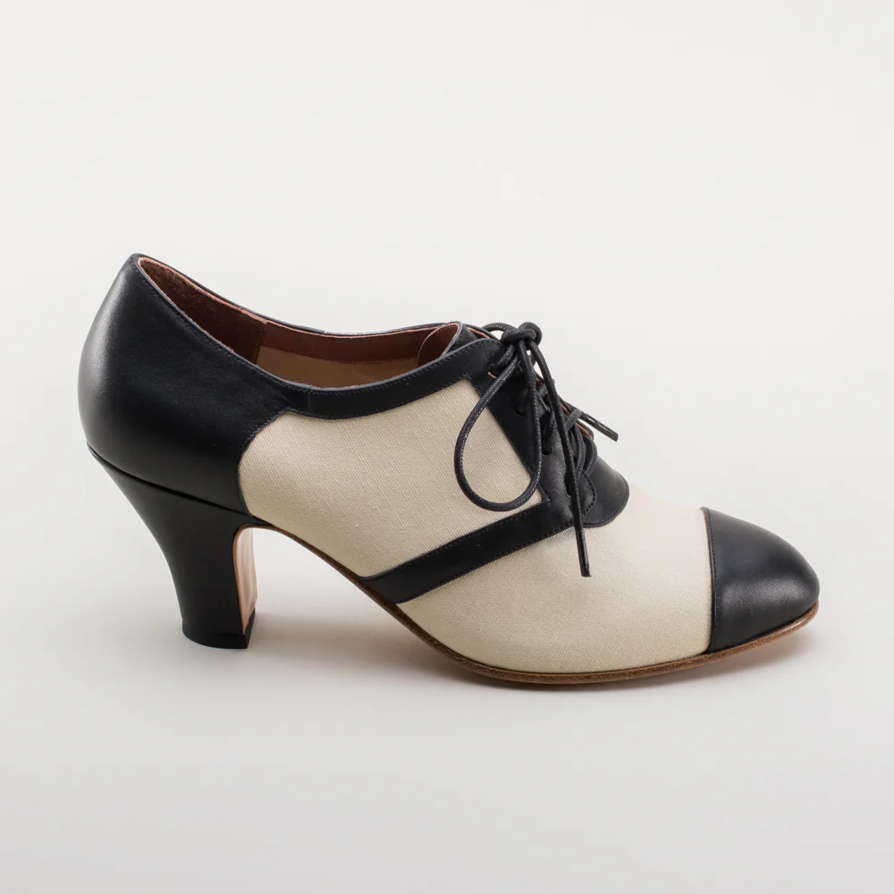 Evelyn Retro Oxfords (Tan/Black) - Image 6