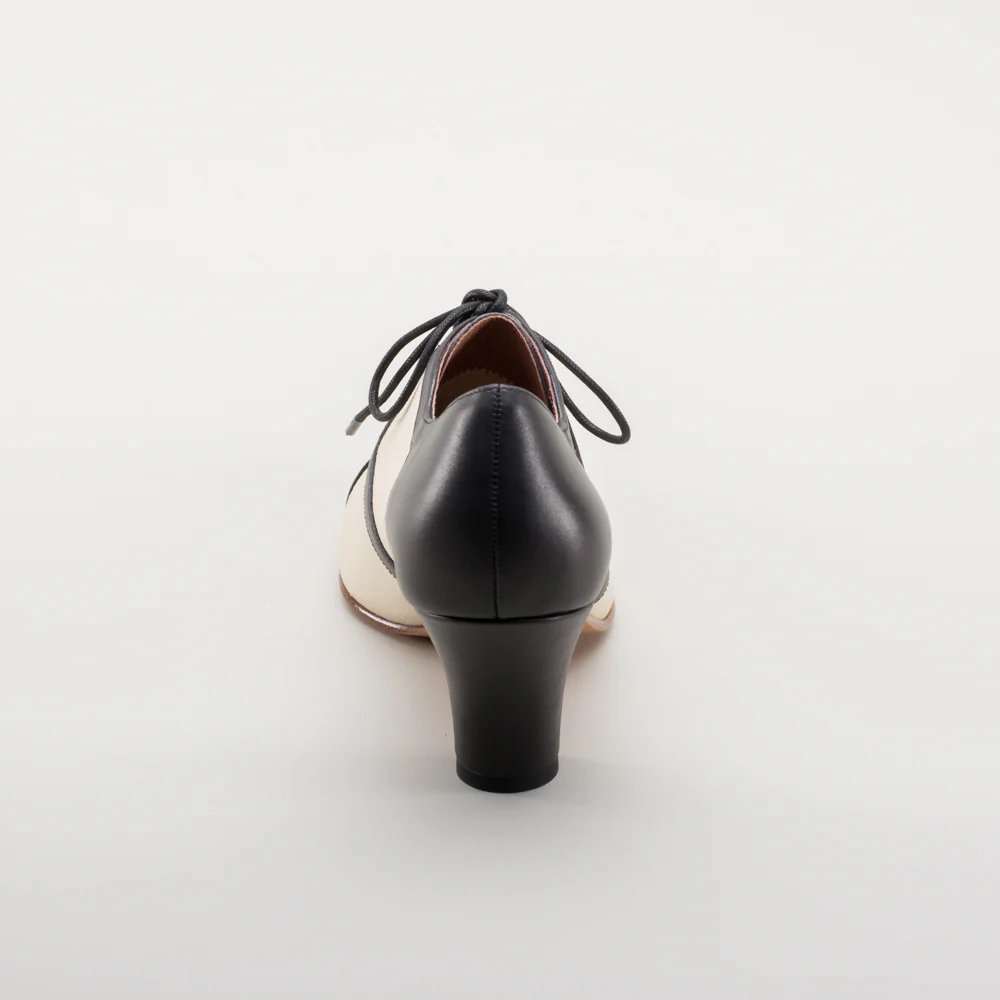 Evelyn Retro Oxfords (Tan/Black) - Image 8
