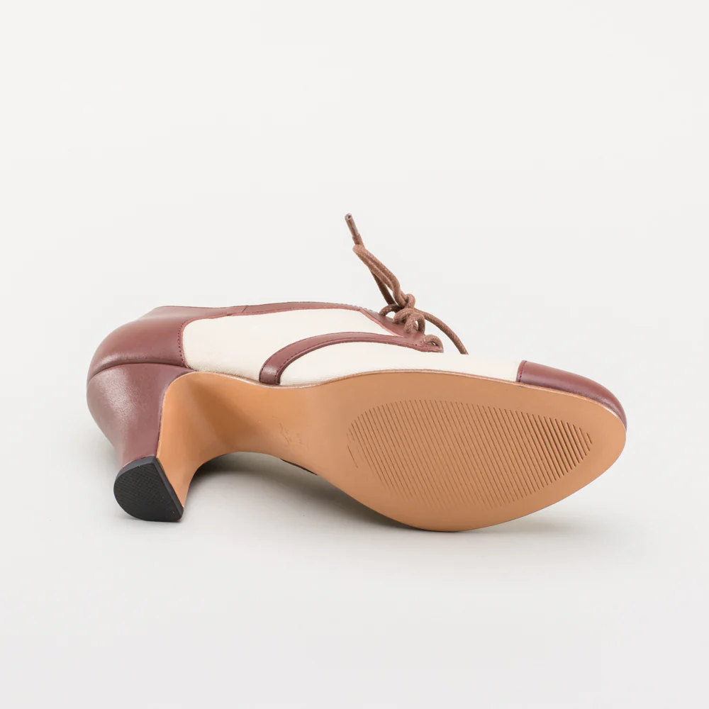Evelyn Retro Oxfords (Tan/Brown) - Image 13