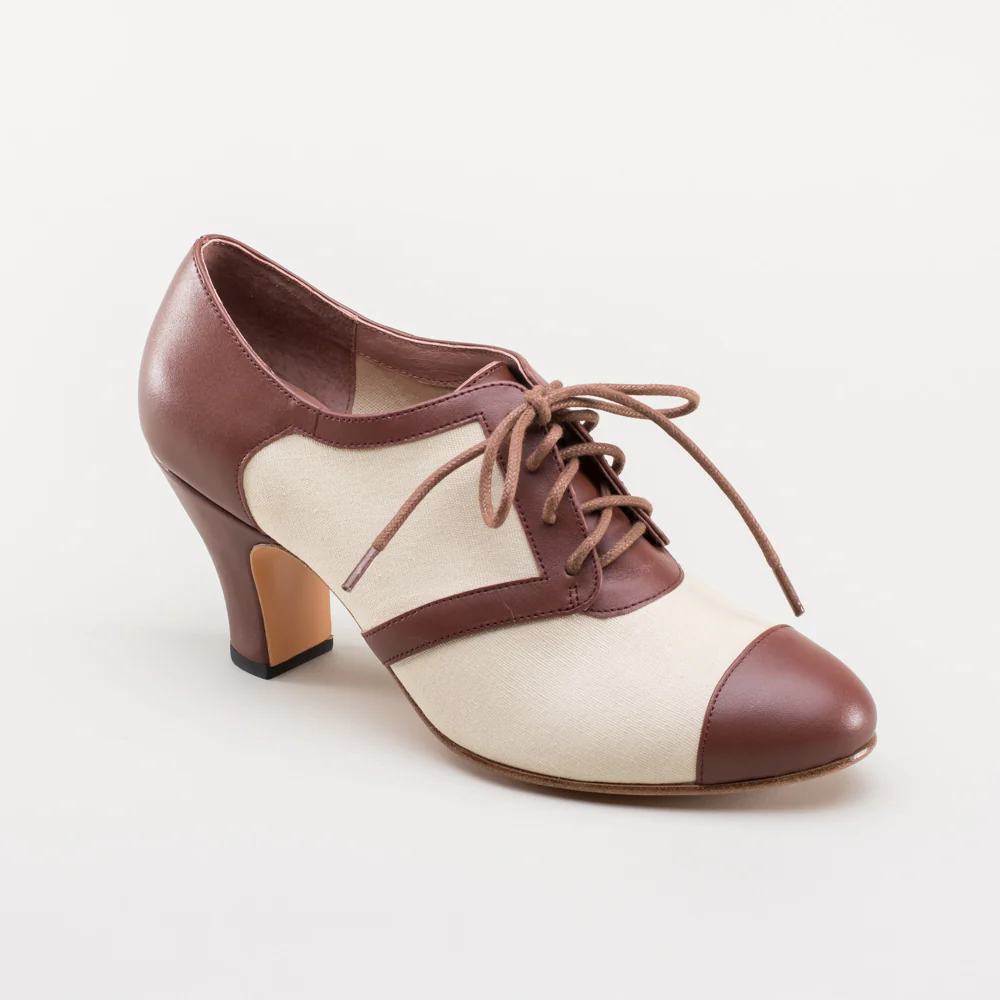 Evelyn Retro Oxfords (Tan/Brown) - Image 5