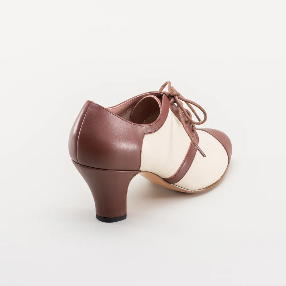 Evelyn Retro Oxfords (Tan/Brown) - Image 7