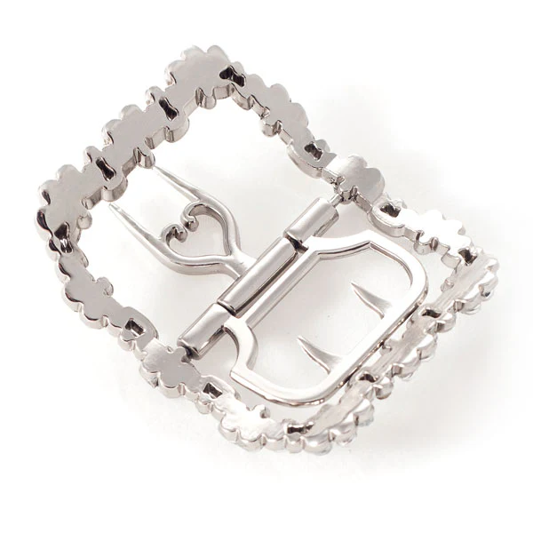 Fleur 18th Century Shoe Buckles (Silver) - Image 3
