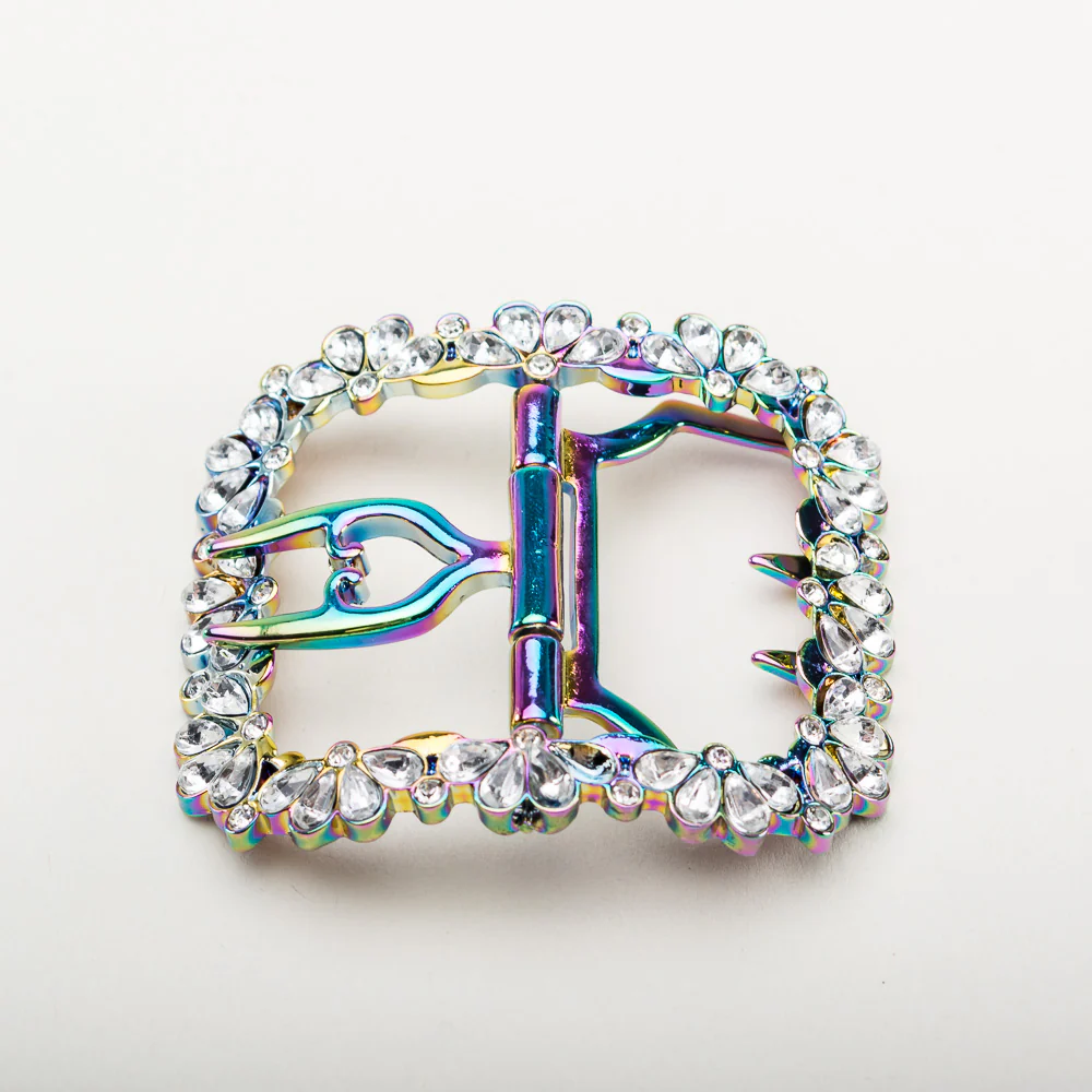 Fleur 18th Century Shoe Buckles (Rainbow) - Image 2