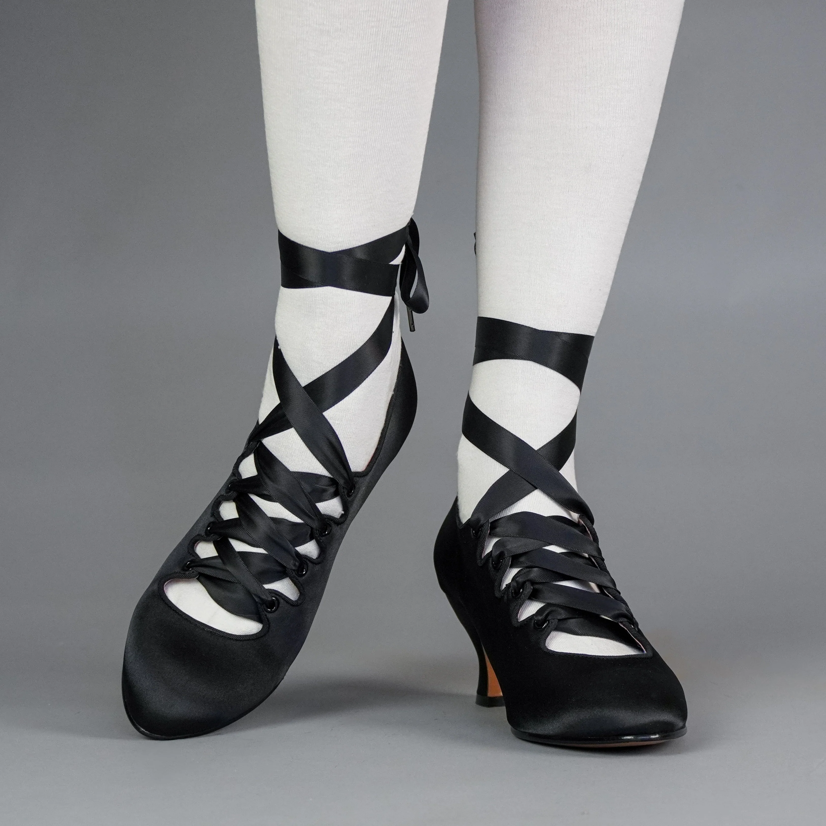 Foxtrot Edwardian Pump (Black) - Image 3