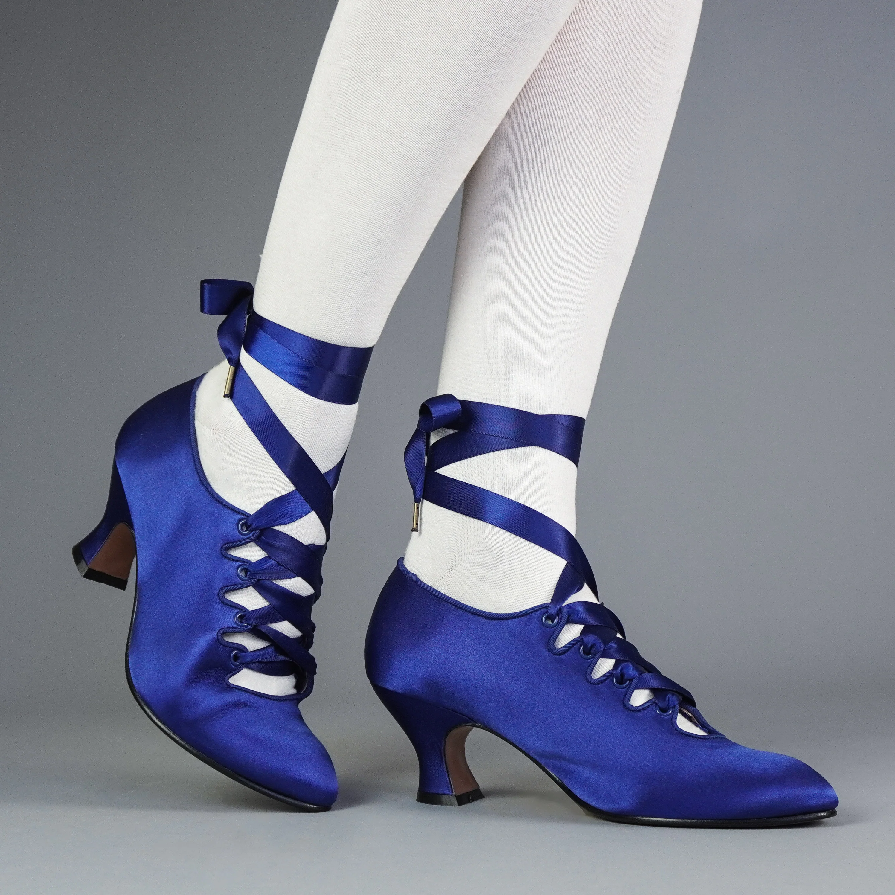 Foxtrot Edwardian Pump (Cobalt Blue)