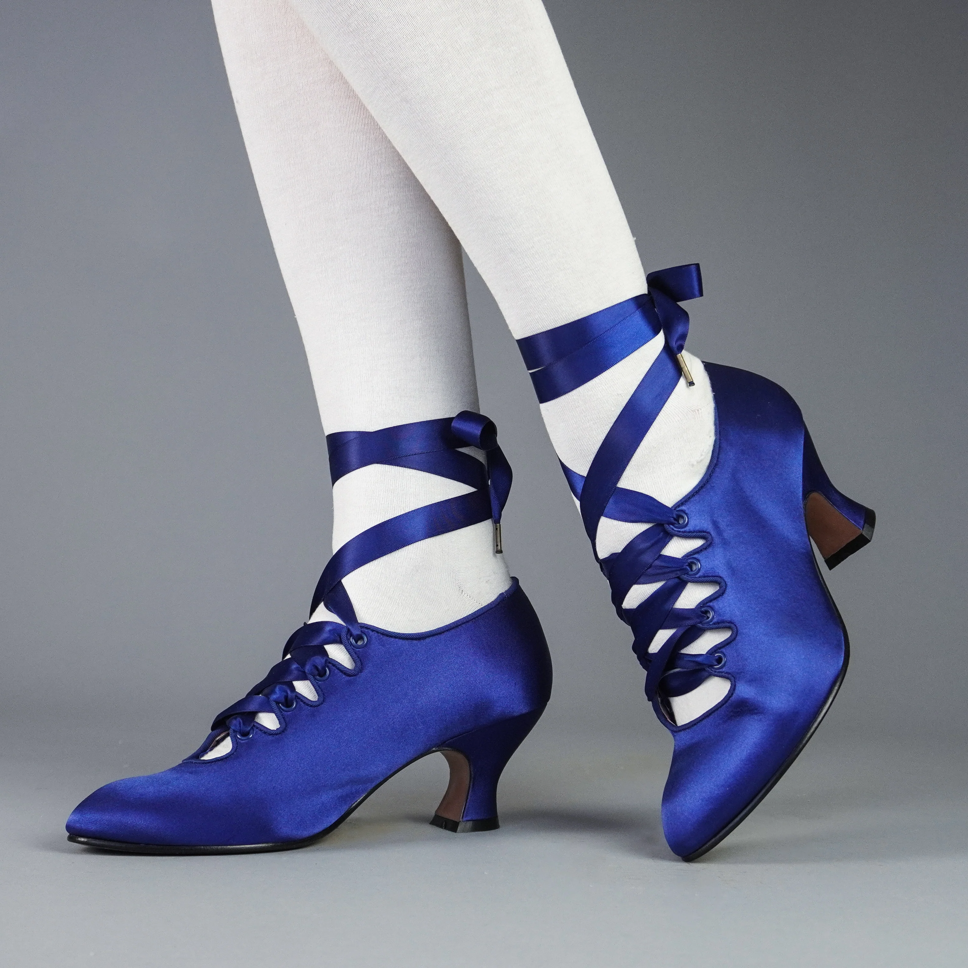 Foxtrot Edwardian Pump (Cobalt Blue) - Image 3