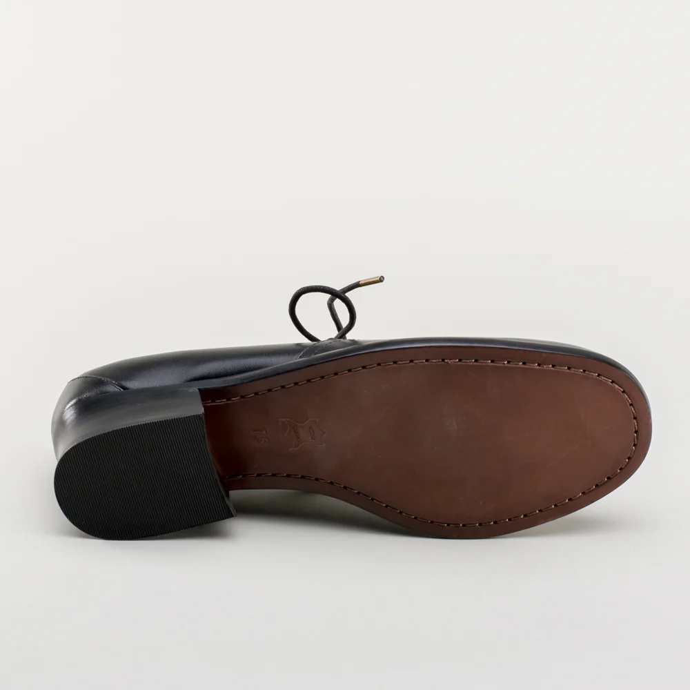 Ghillie Vintage Lace-Up Shoes (Black) - Image 15