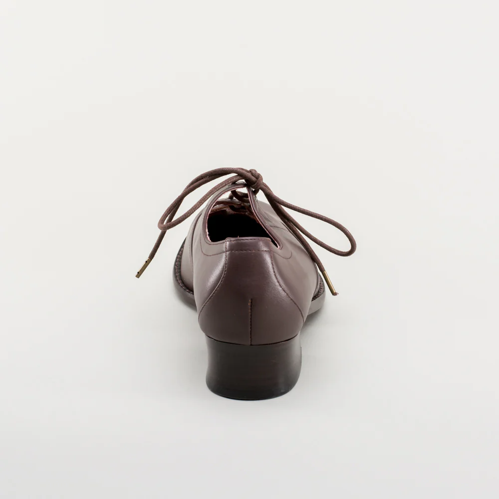 Ghillie Vintage Lace-Up Shoes (Brown) - Image 10