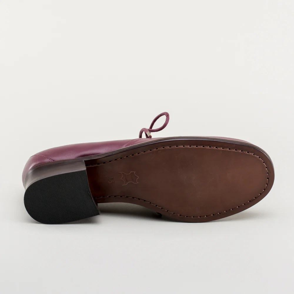 Ghillie Vintage Lace-Up Shoes (Merlot) - Image 14