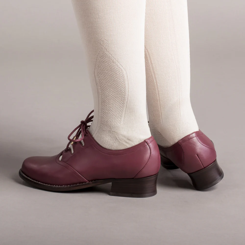 Ghillie Vintage Lace-Up Shoes (Merlot) - Image 5