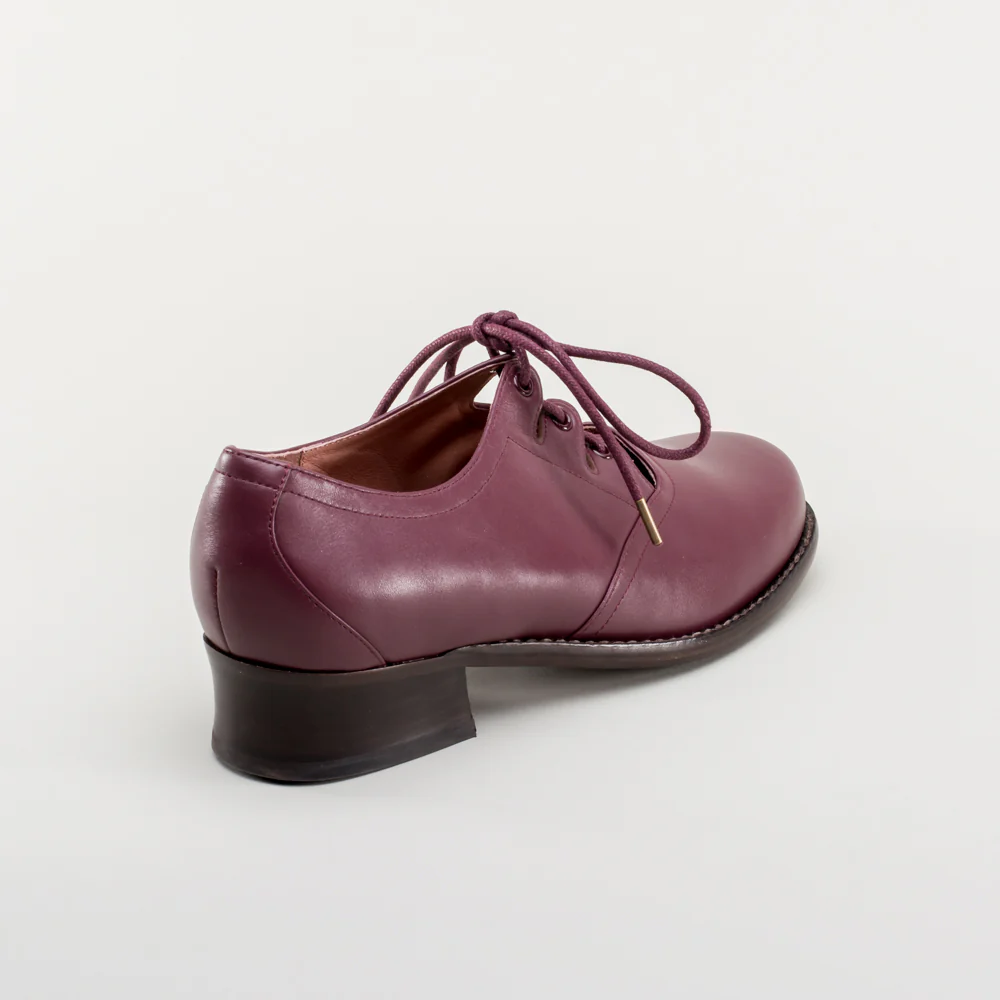 Ghillie Vintage Lace-Up Shoes (Merlot) - Image 8