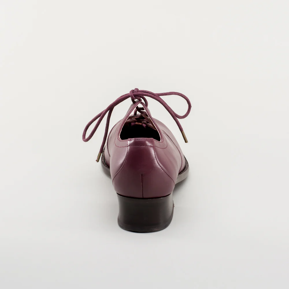 Ghillie Vintage Lace-Up Shoes (Merlot) - Image 9