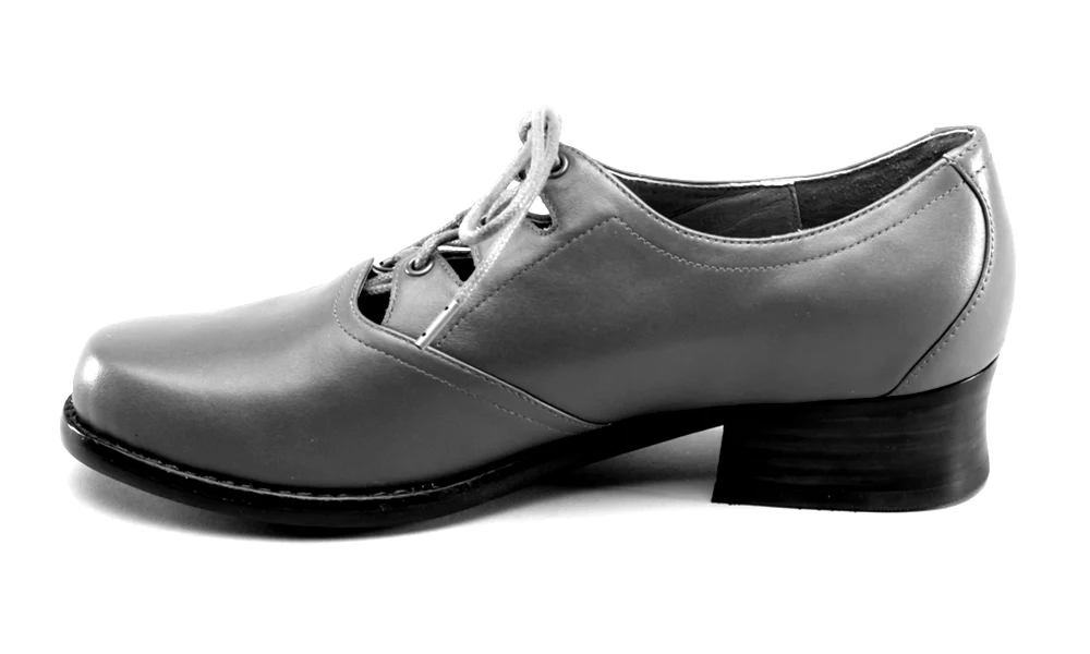 Ghillie Vintage Lace-Up Shoes (Tan) - Image 17