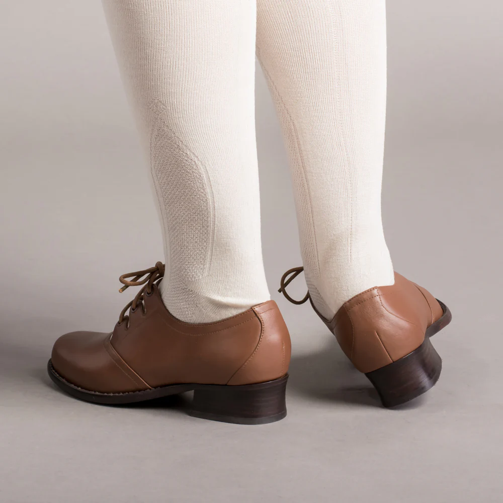 Ghillie Vintage Lace-Up Shoes (Tan) - Image 5