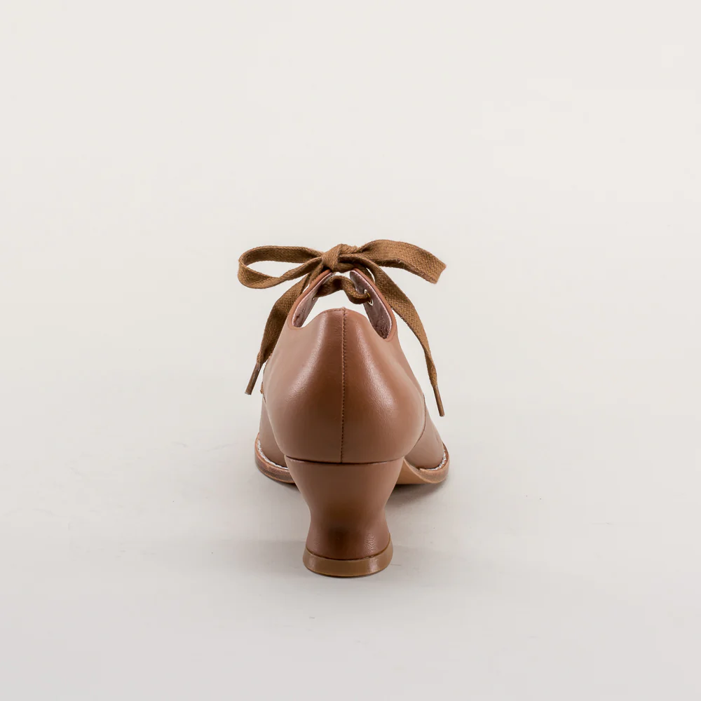 Gibson Edwardian Leather Shoes (Tan) - Image 8