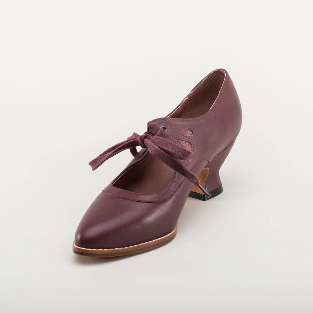 Gibson Edwardian Leather Shoes (Merlot) - Image 11