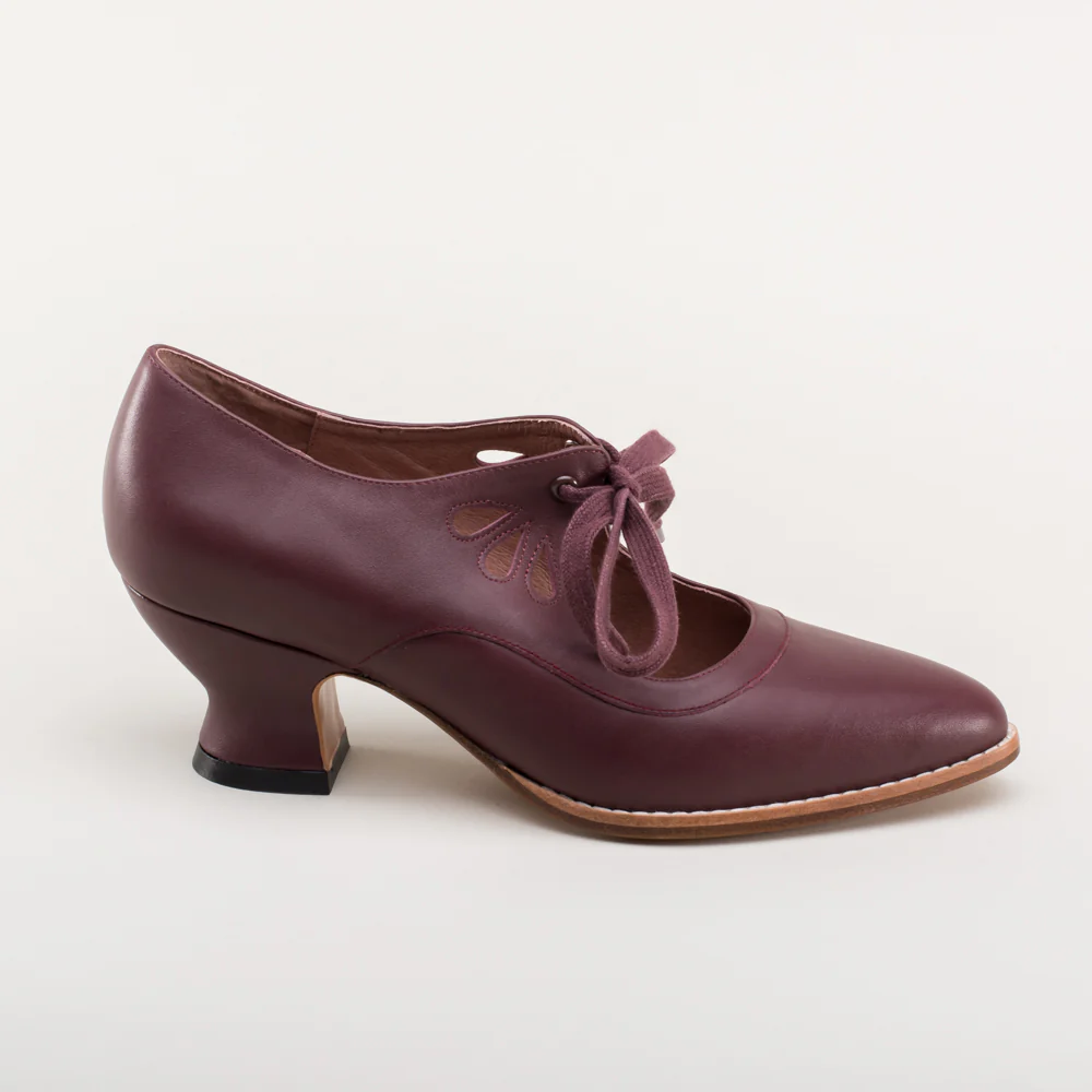 Gibson Edwardian Leather Shoes (Merlot) - Image 6