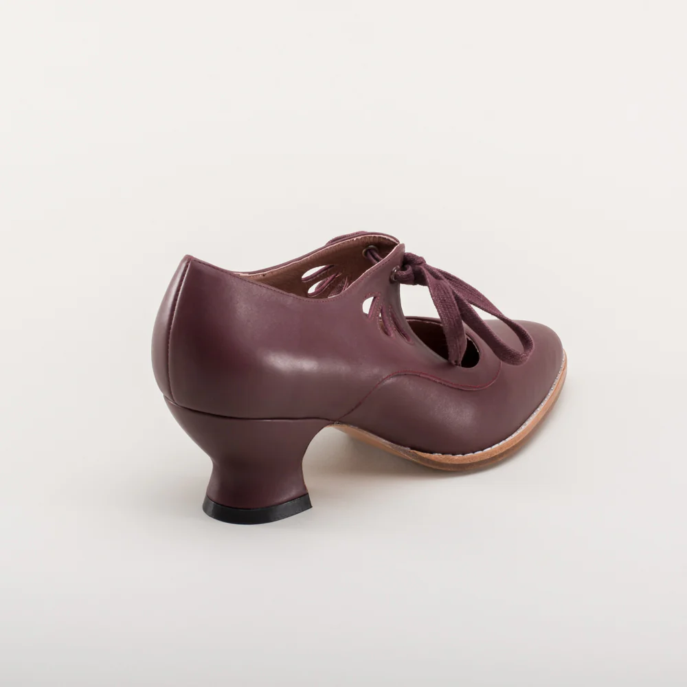 Gibson Edwardian Leather Shoes (Merlot) - Image 7