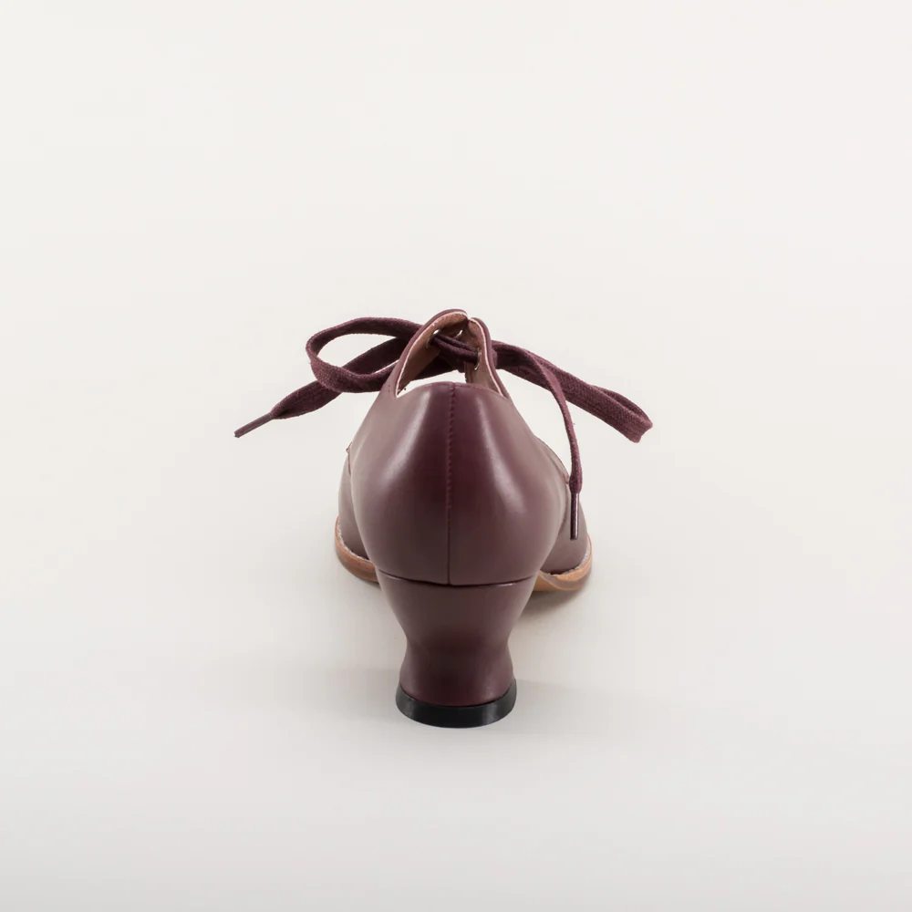 Gibson Edwardian Leather Shoes (Merlot) - Image 8