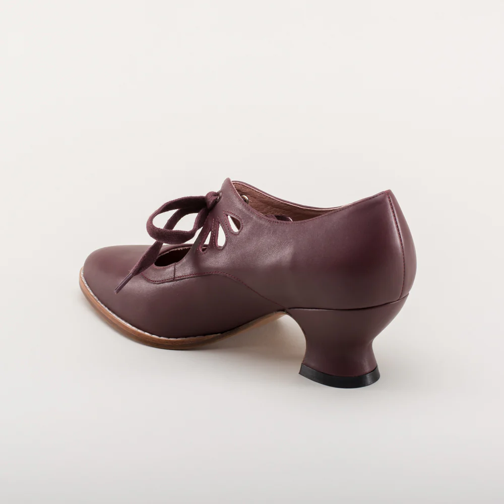 Gibson Edwardian Leather Shoes (Merlot) - Image 9