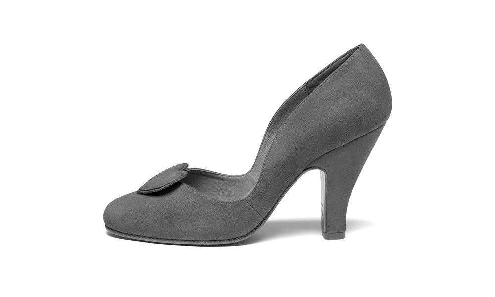 Ginger Vintage Pumps (Crimson Suede) - Image 6