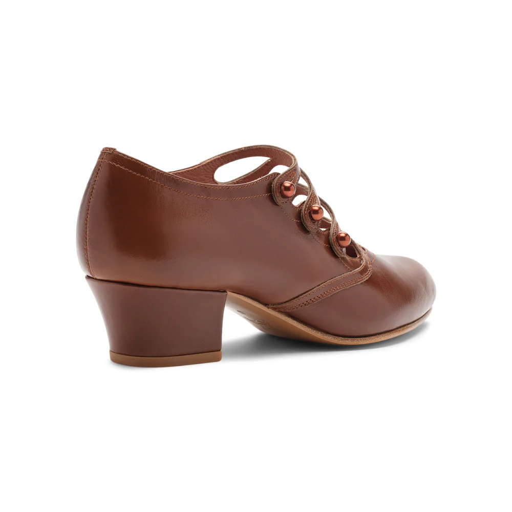 Gloria Edwardian Shoes (Walnut) - Image 5