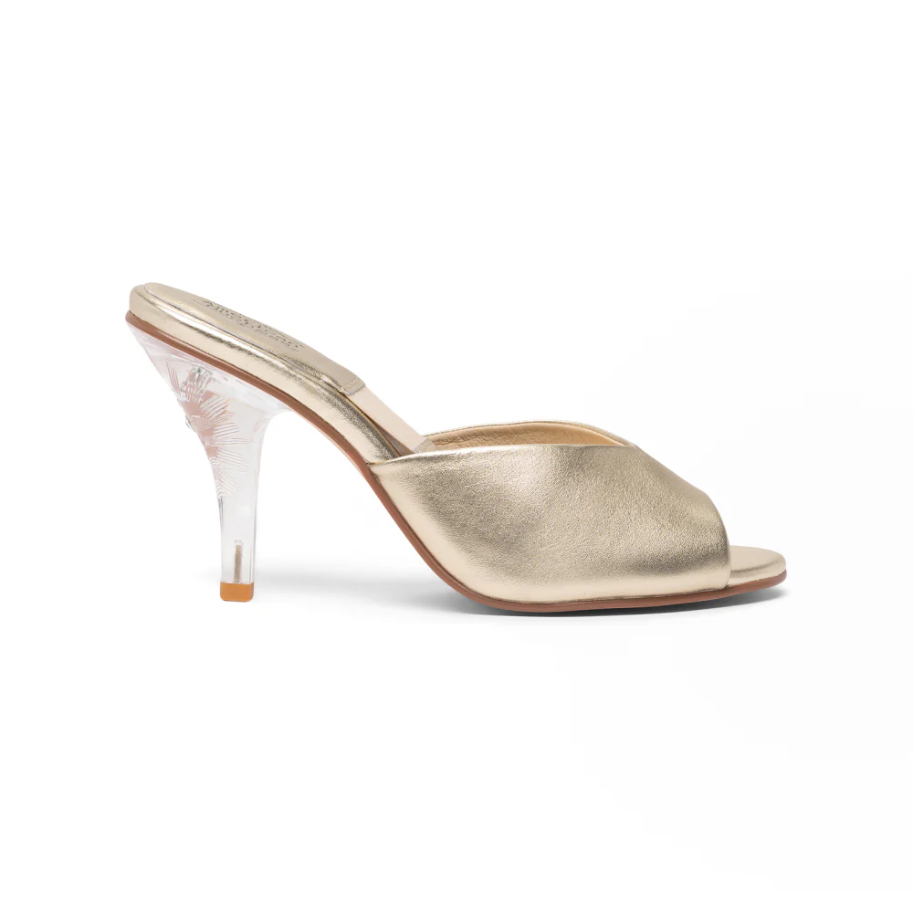Grace Vintage Mules (Gold) - Image 3