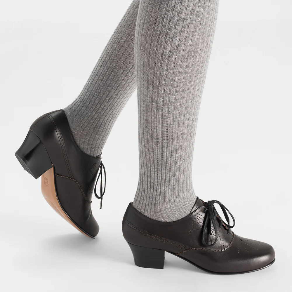 Gretel Vintage Oxfords Wide (Black)