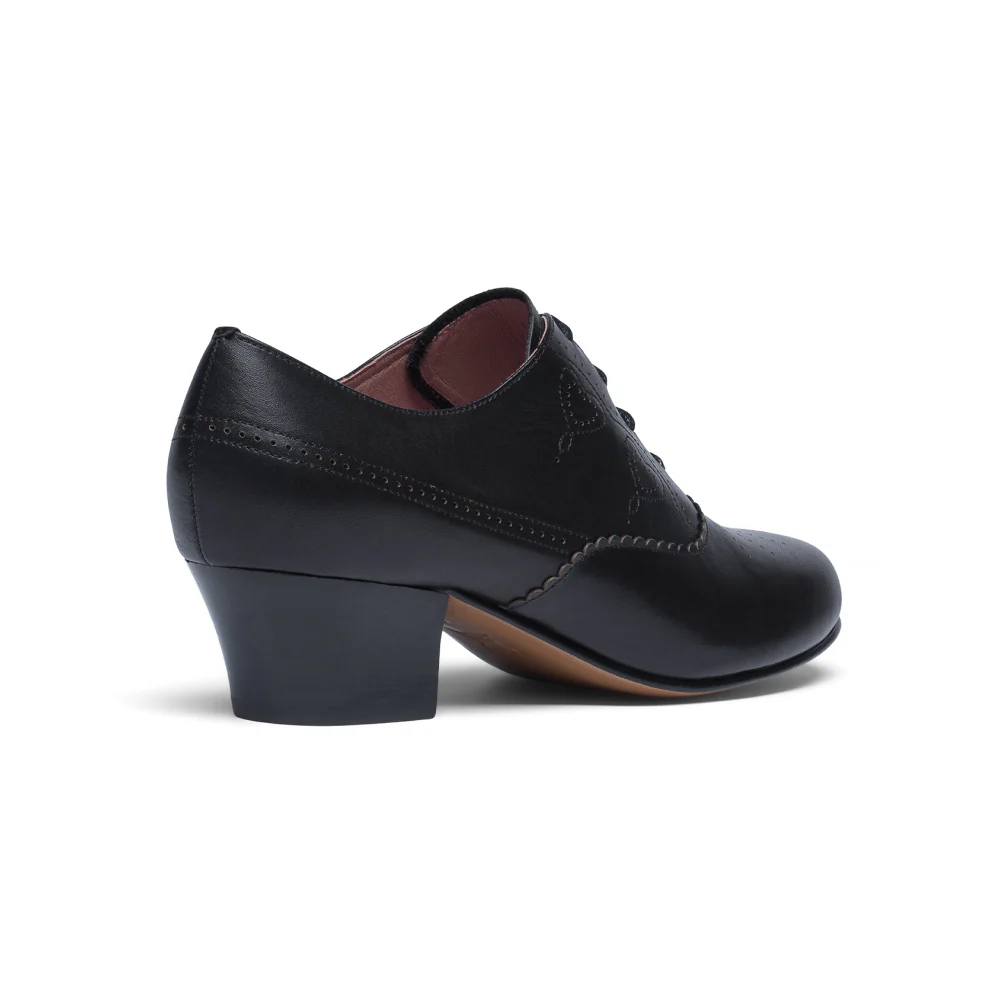 Gretel Vintage Oxfords Wide (Black) - Image 4