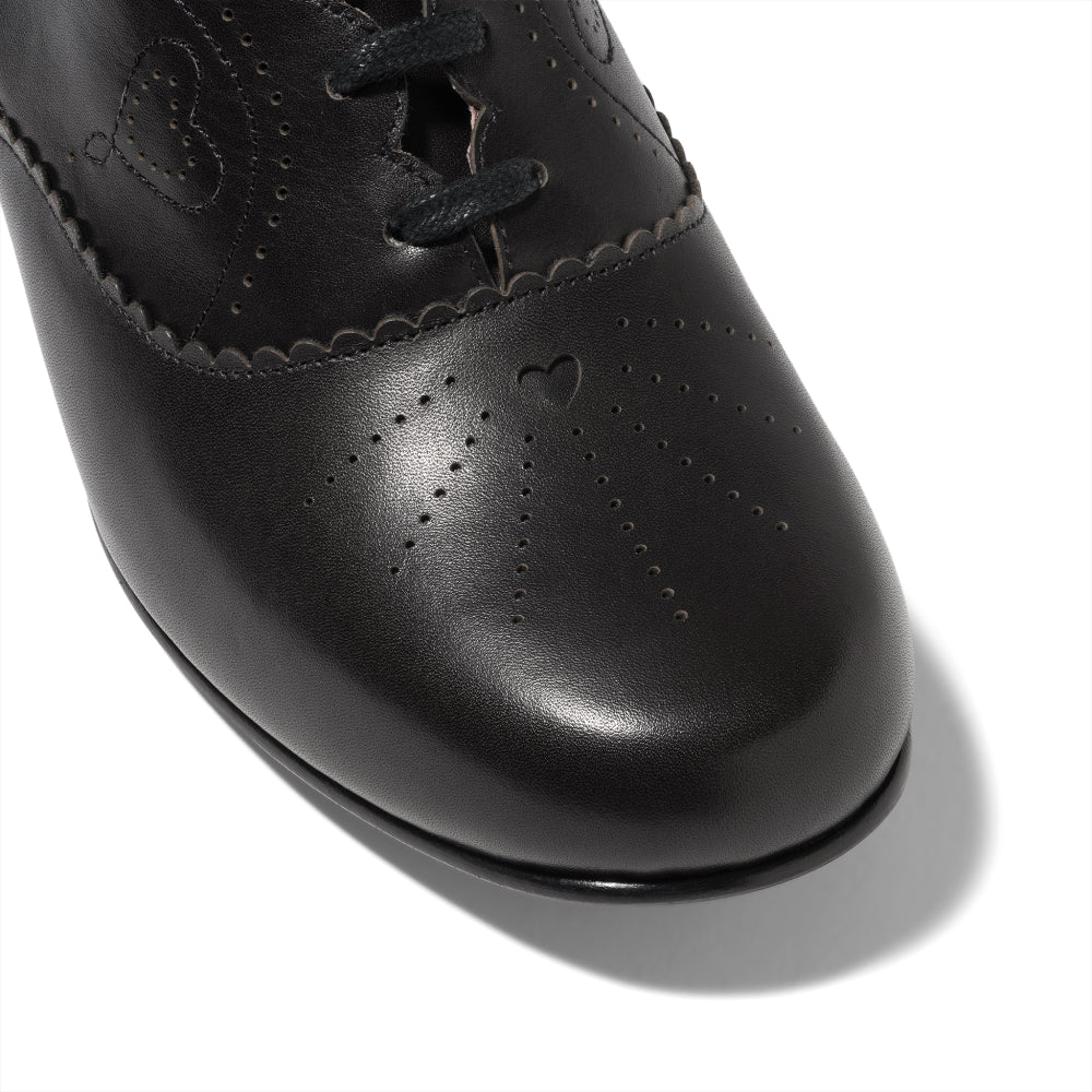 Gretel Vintage Oxfords Wide (Black) - Image 5