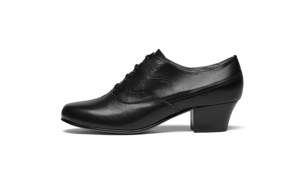 Gretel Vintage Oxfords Wide (Black) - Image 6