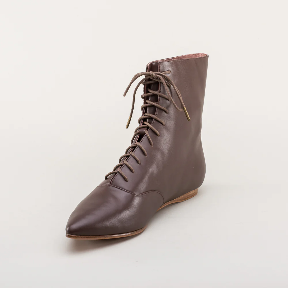 Hartfield Regency Leather Boots (Brown) - Image 11