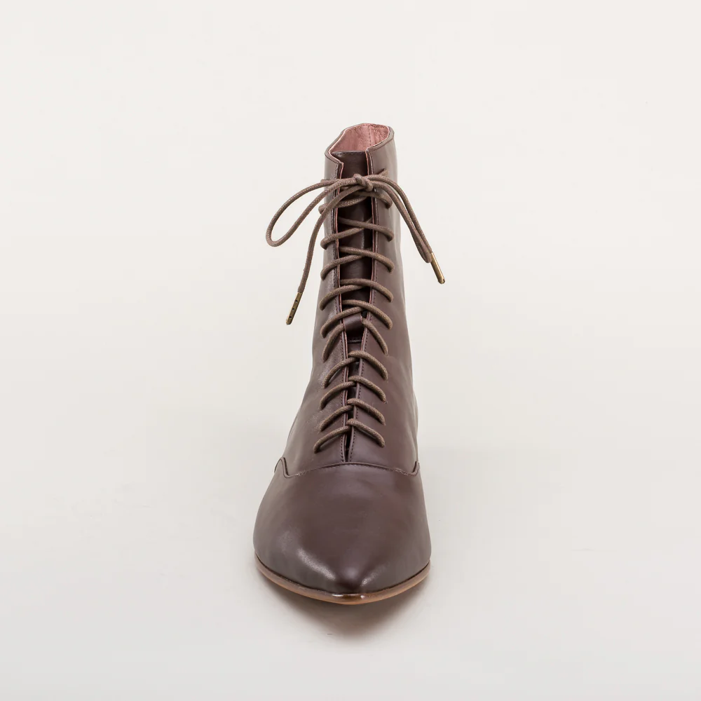 Hartfield Regency Leather Boots (Brown) - Image 12