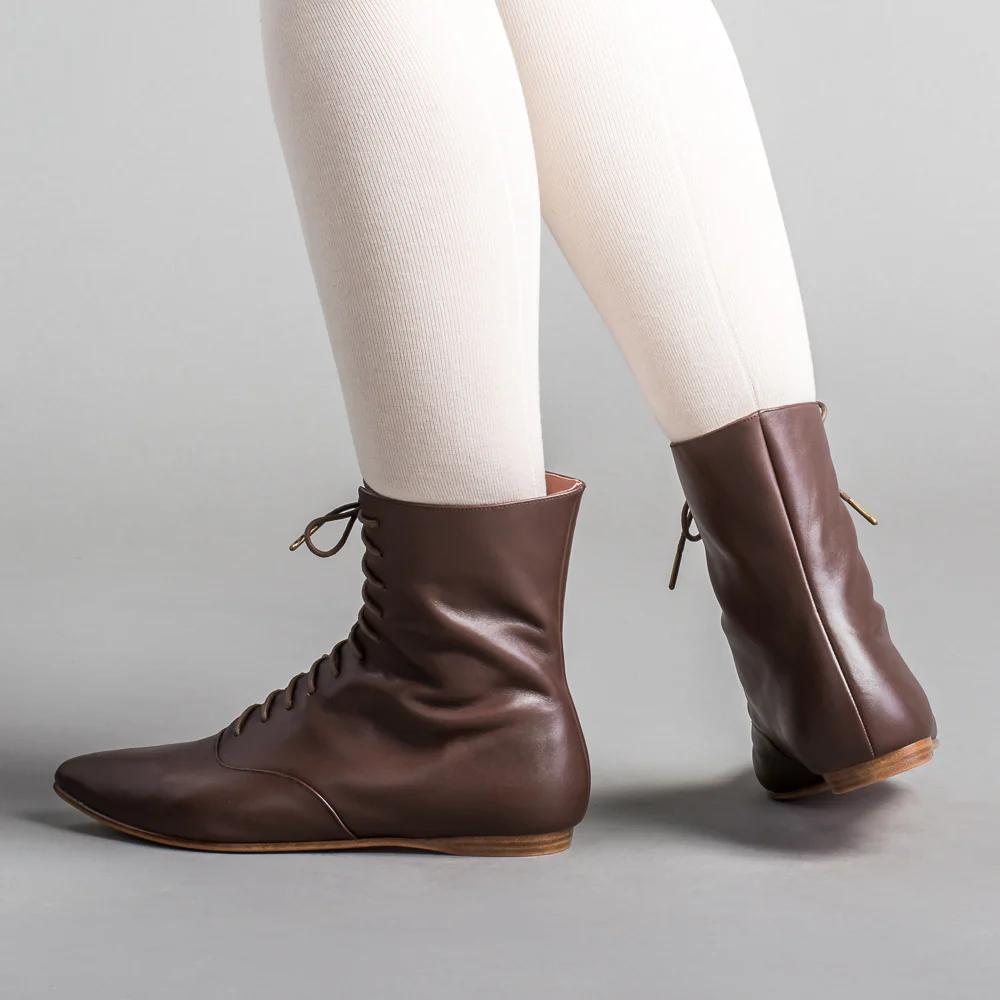 Hartfield Regency Leather Boots (Brown) - Image 3