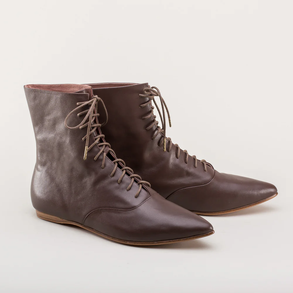 Hartfield Regency Leather Boots (Brown) - Image 4