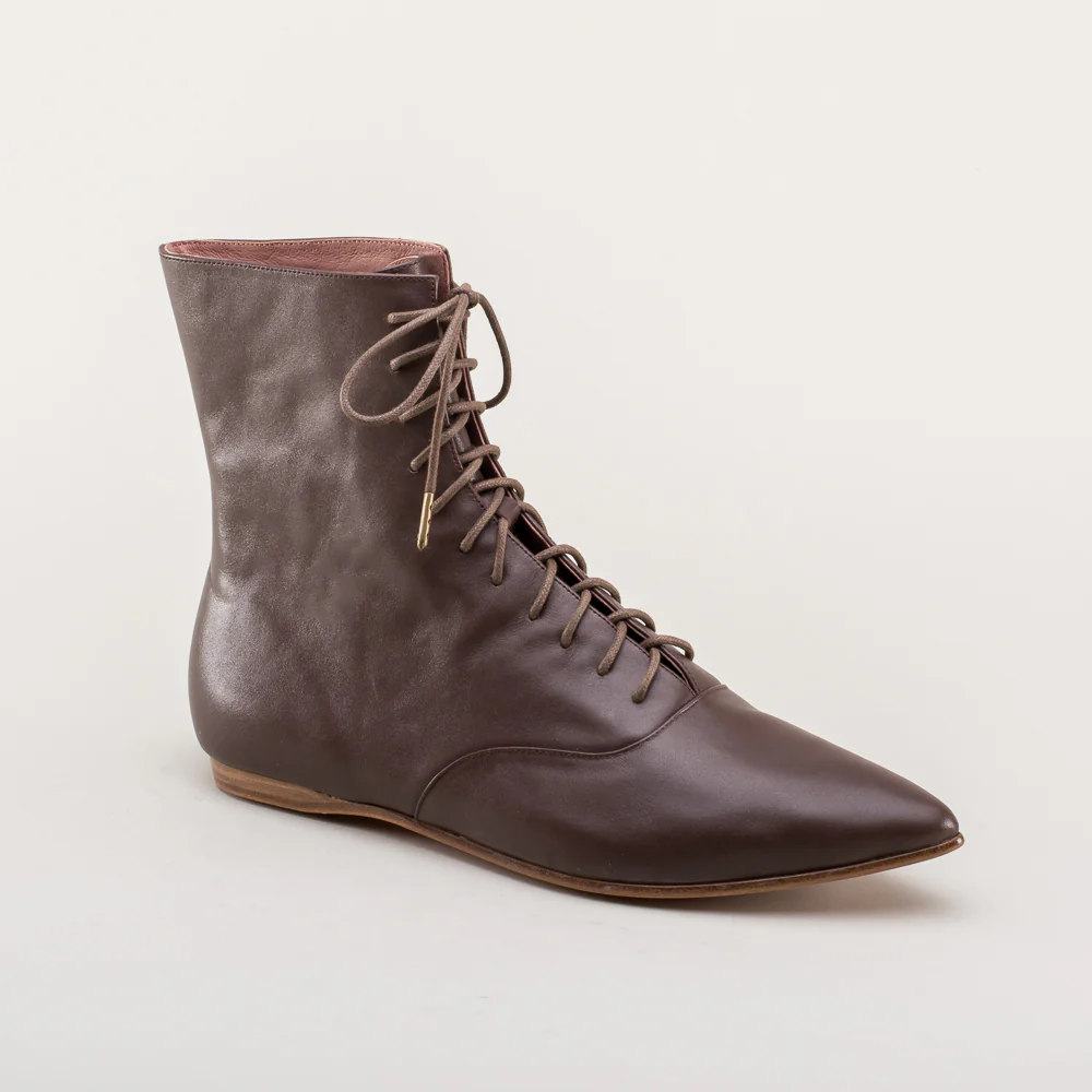 Hartfield Regency Leather Boots (Brown) - Image 5
