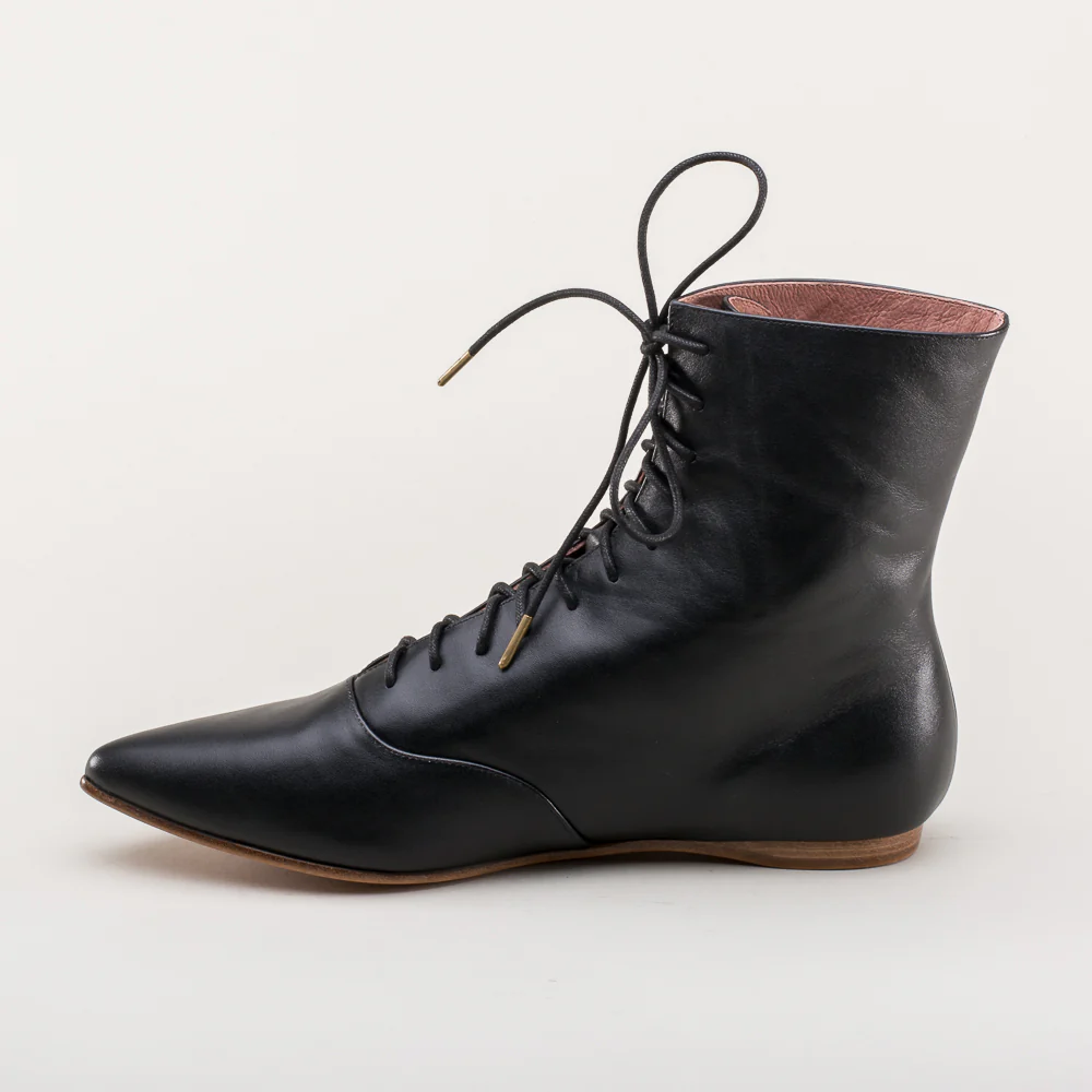 Hartfield Regency Leather Boots (Black) - Image 10