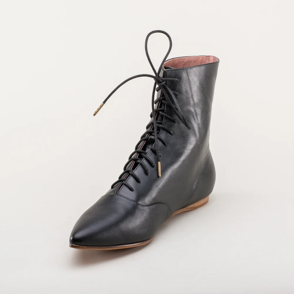 Hartfield Regency Leather Boots (Black) - Image 11