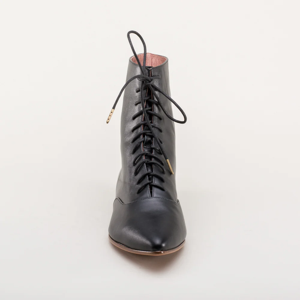 Hartfield Regency Leather Boots (Black) - Image 12