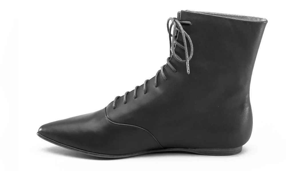 Hartfield Regency Leather Boots (Black) - Image 14