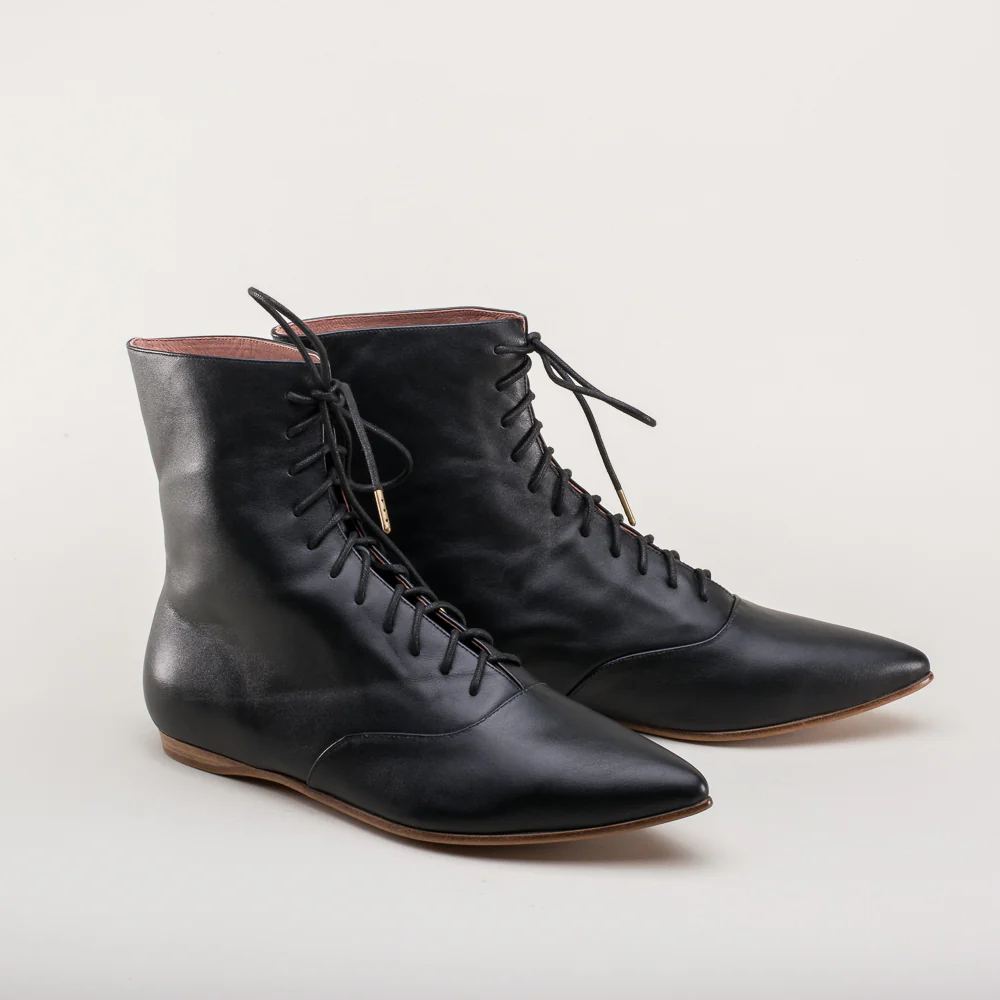 Hartfield Regency Leather Boots (Black) - Image 4