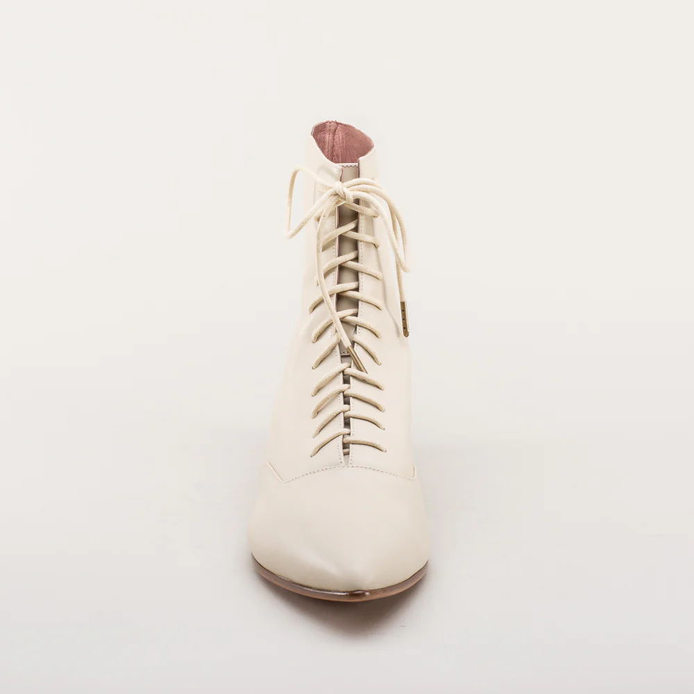 Hartfield Regency Leather Boots (Ivory) - Image 12